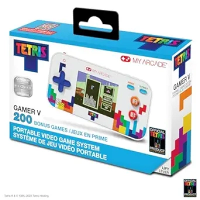 My Arcade Tetris Gamer V Portable Handheld - 201 Games, 2.5" Screen