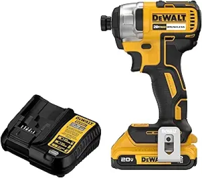 DEWALT 20V MAX Impact Driver Kit with Battery & Charger (DCF787D1)