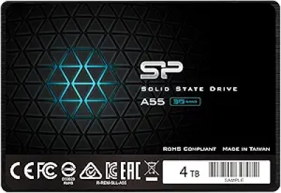 4TB Silicon Power A55 3D NAND SSD - Fast SATA III Internal Solid State Drive