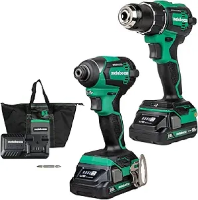 Metabo HPT 18V Cordless Brushless Drill & Impact Driver Combo Kit