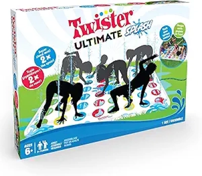 Hasbro Twister Ultimate Splash - Giant Outdoor Water Game for Backyard Fun
