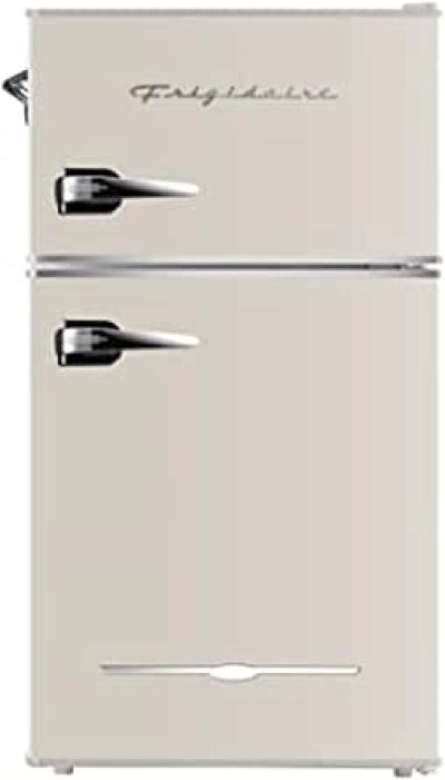 Frigidaire EFR840 Retro Mini Fridge with Freezer - 3.1 Cu Ft Cream