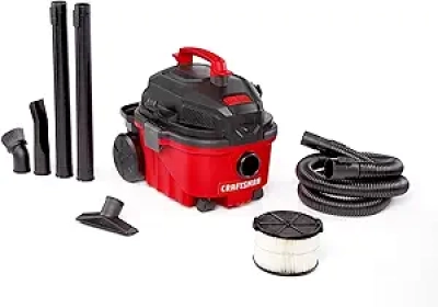 CRAFTSMAN 4 Gallon Wet Dry Vac - 5.0 Peak HP Shop Vacuum with Accessories