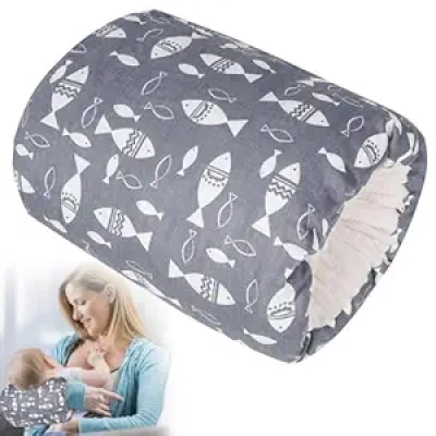 Baby Feeding Arm Pillow - Soft Cotton Nursing Pillow for Breastfeeding & Bottle Feeding