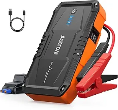 AstroAI S8 1500A Portable Car Jump Starter - 12V Battery Pack for Gas & Diesel Engines