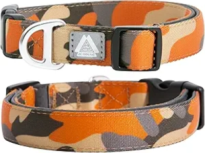 Soft Padded Dog Collar 12-20" | Reflective Heavy Duty Collar for Medium & Large Dogs