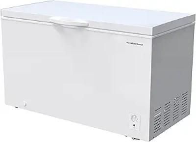 14 cu ft Chest Freezer White - Large Family Storage, Garage Ready