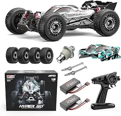 HYPER GO H16PL 1/16 Brushless RC Buggy - 38 mph 4WD Racing Truck for Adults