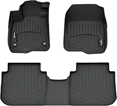 WeatherTech Custom Fit FloorLiners for Honda CR-V 2023-2026 | 1st & 2nd Row Black