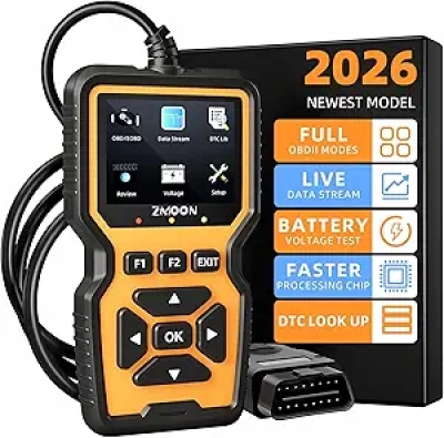 ZMOON ZM201 Professional OBD2 Scanner - Advanced Diagnostic Tool with 35,901 DTC Codes