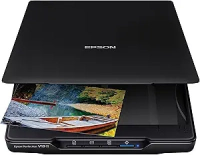 Epson Perfection V19 II Scanner - 4800 DPI Photo & Document Flatbed Scanner
