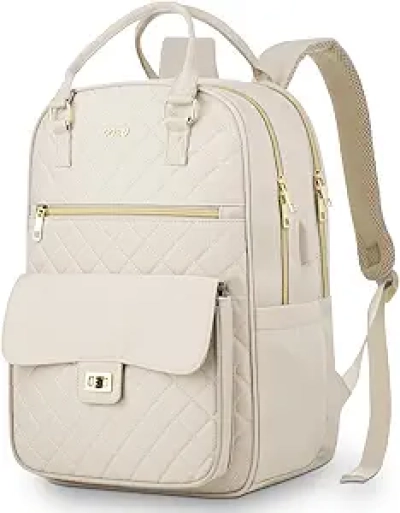 Girls Laptop Backpack 15.6 Inch with USB Charging Port - Large Capacity School Bag