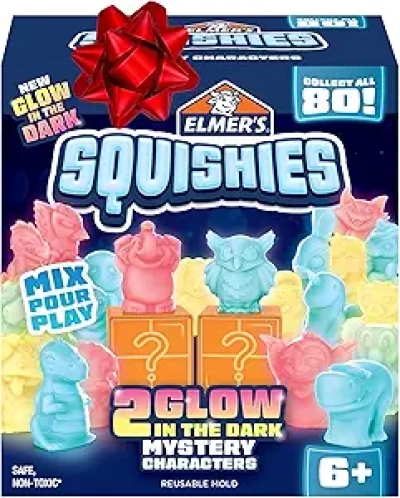 Elmer's Squishies DIY Kit - Glow in the Dark Squishy Toys for Kids