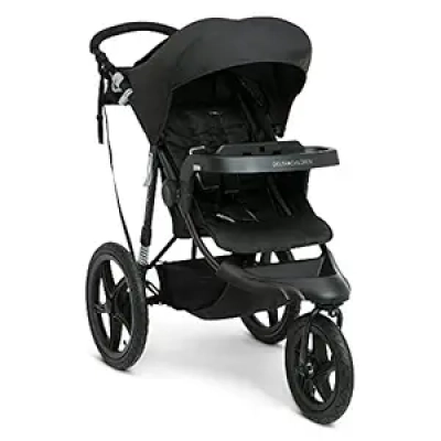 Delta Children Apollo Jogging Stroller | Shock Absorbing, Car Seat Compatible