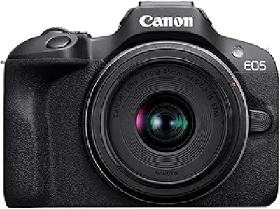 Canon EOS R100 Mirrorless Camera 4K with RF-S18-45mm Lens Kit | 24.1MP