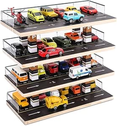 Hot Wheels Display Case - 4 Level Parking Garage for 1/64 Scale Diecast Cars