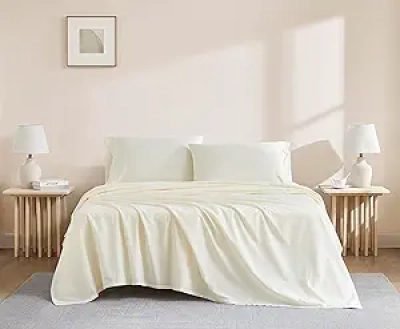 Organic Cotton Twin XL Sheets 3 Piece Set | 100% Certified Percale Bedding