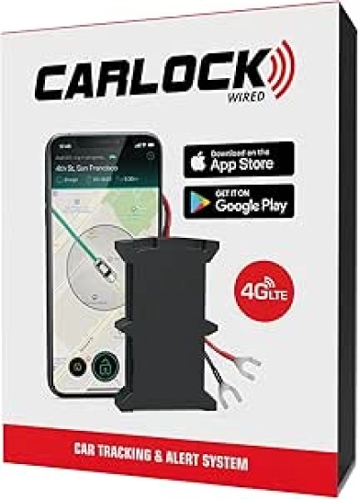 CARLOCK 4G LTE GPS Car Tracker - Real-Time Anti-Theft Device with Instant Alerts