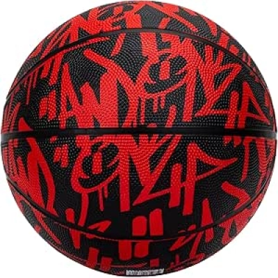AND1 Street Ink Rubber Basketball Size 7 - Official Regulation Indoor Outdoor Ball