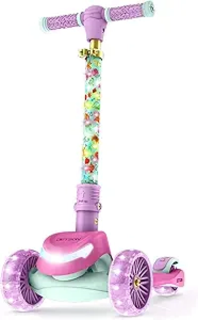 Jetson Character Kids Kick Scooter with LED Lights & Light-Up Wheels