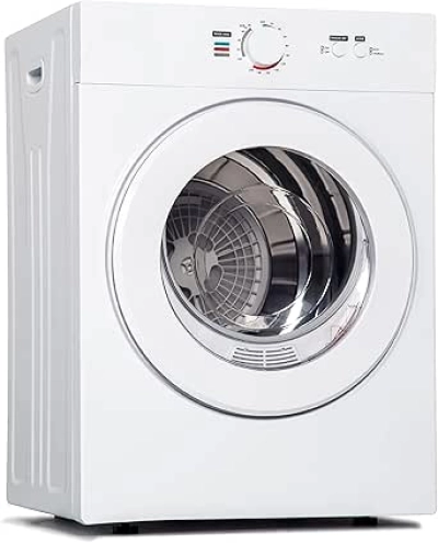 Euhomy Compact Portable Clothes Dryer 1.8 cu. ft. - Energy Efficient Apartment Dryer