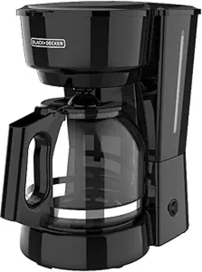 BLACK+DECKER 12-Cup Coffee Maker with Vortex Technology & No-Drip Spout