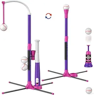 Adjustable Baseball Set for Kids | 3-in-1 Tee & Launcher | Easy Assembly