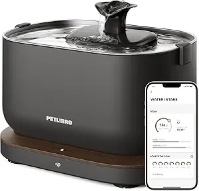 Smart Cat Water Fountain with App Monitoring | WiFi Pet Hydration Tracker