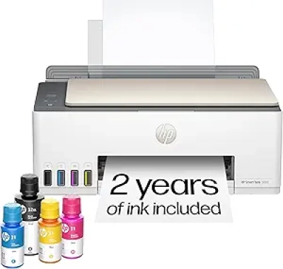 HP Smart Tank 5000 Wireless All-in-One Printer - AI-Enabled, 2 Years Ink Included