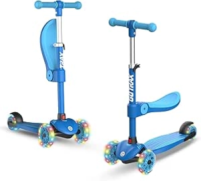 Gotrax KS3 Kids Kick Scooter with LED Wheels - Ages 2-8, 100 Lbs Capacity