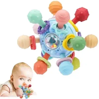 Baby Montessori Sensory Teether Toys 0-18 Months | Developmental Learning Toys