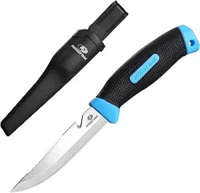 Mossy Oak 4" Fish Fillet Knife - Razor Sharp 5Cr15MoV Stainless Steel with Sheath