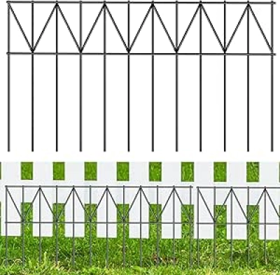 Heavy-Duty 24" Animal Barrier Fence - No Dig Underground Dog Fence (10 Pack)