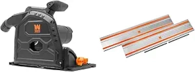 WEN 7.25-Inch Track Saw CT1274 with 110-Inch Guide Rail Bundle