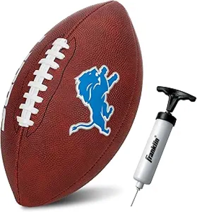 Detroit Lions Junior Youth Football - Official NFL Size Kids Ball