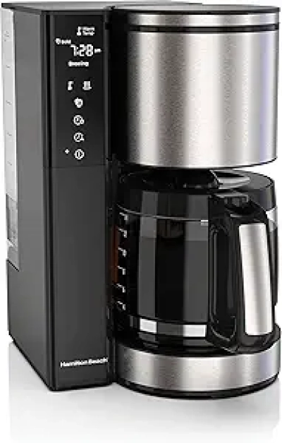 Hamilton Beach 14 Cup Programmable Coffee Maker with Light Up Filter & Smart Brew