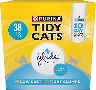 Purina Tidy Cats Clumping Multi Cat Litter - Glade Clear Springs 38 lb