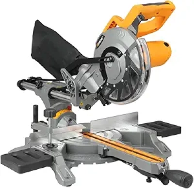 Hoteche 8-1/4 Inch Sliding Compound Miter Saw with Laser - 12.5A Professional Chop Saw