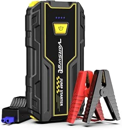 4000A 12V Jump Starter for Car - Portable Battery Booster Pack with LED & USB Ports