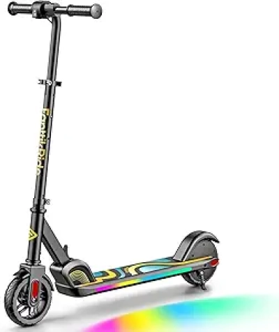 FanttikRide C9 Pro Kids Electric Scooter - LED Lights, Adjustable Heights, 10 MPH
