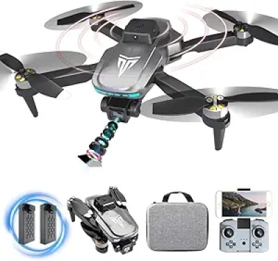 4K FPV Drone with Camera for Adults & Kids - 40 Min Battery, APP Control, 360° Flip
