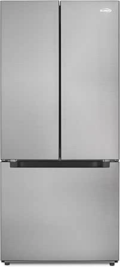 KoolMore 30-Inch Counter Depth French Door Refrigerator 18.5 cu. ft. Stainless Steel