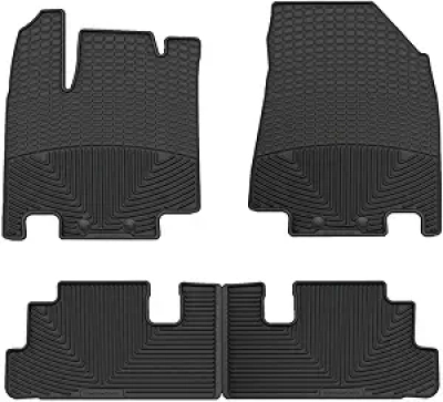 WeatherTech All-Weather Floor Mats for Nissan Pathfinder & Infiniti QX60 (2022-2026) - Black