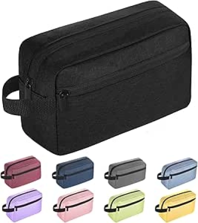 Hanging Toiletry Bag for Travel - Waterproof Cosmetic Organizer for Men & Women