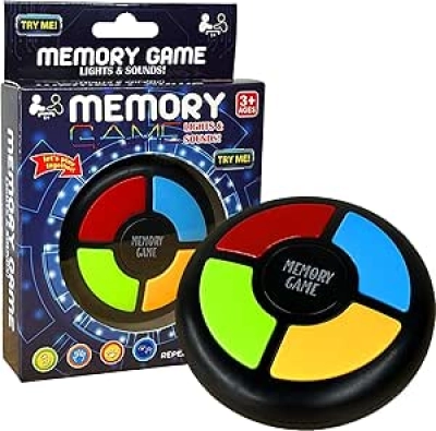 Memory Game Handheld Electronic Toy - Color & Light Challenge