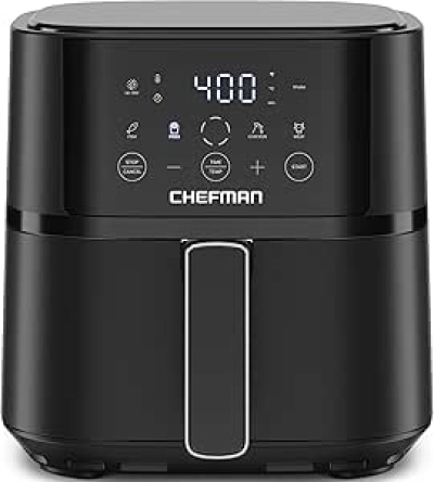 Chefman 4 QT Air Fryer - Compact Airfryer with Hi-Fry Technology & Touchscreen