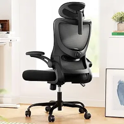 Marsail Ergonomic Office Chair - High Back Mesh Task Chair with Lumbar Support