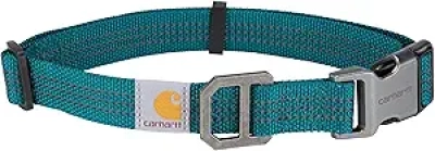 Carhartt Nylon Webbing Dog Collar Medium - Adjustable Reflective