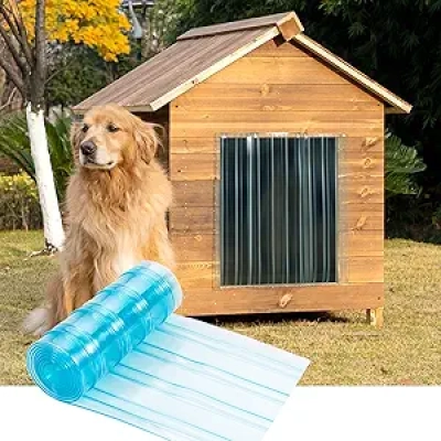 Uross Dog Door Replacement Flaps 5.9 FT - Heavy Duty Weather Resistant Pet Door Flap