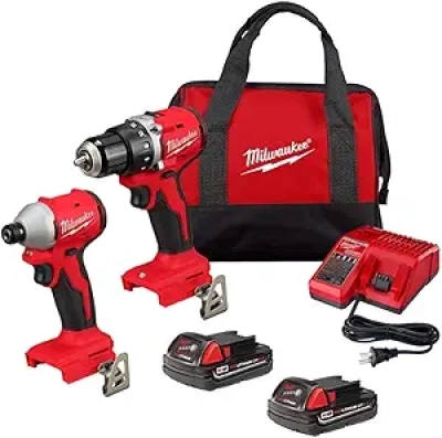 Milwaukee M18TRADE Compact Brushless 2-Tool Combo Kit | Professional Power Tools